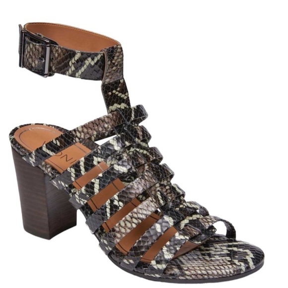 VIONIC Perk Sami Boa Snake  Leather Heel Size 7.5 - Picture 1 of 9